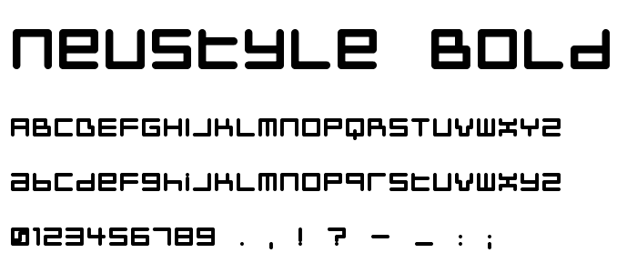 Neustyle Bold font